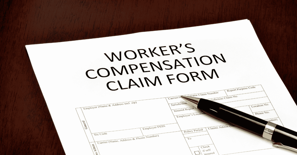Worker's compensation claim form